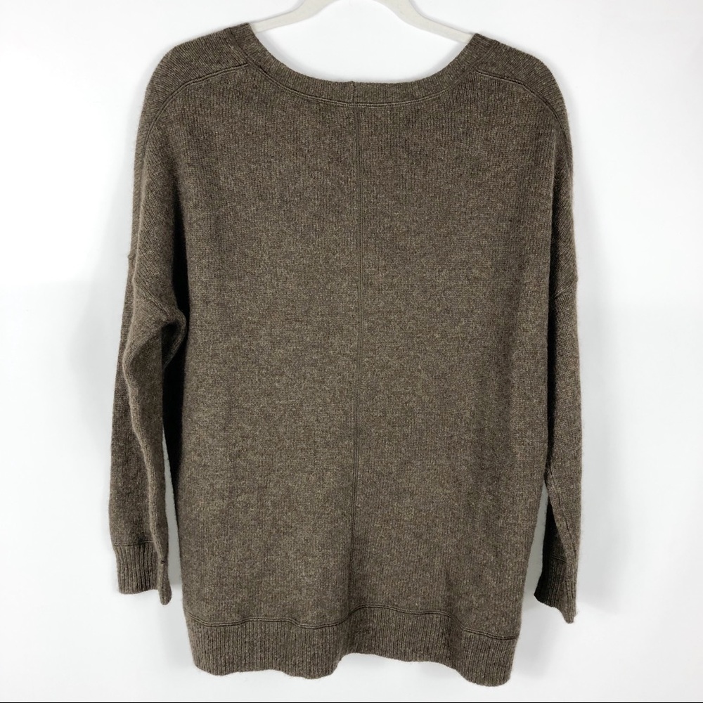 VINCE Brown Sweater Yak Hair & Wool Long Sleeve - Picture 10 of 10